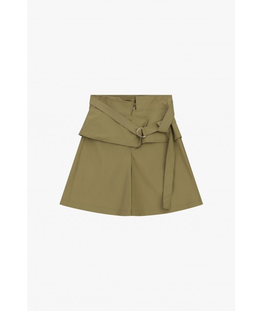 Shorts With Wide Belt And D-Ring Detail Dixie