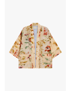Cappotto Duster Fantasia Floreale Manica Ampia Dixie