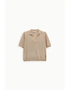 Pull à manches courtes et col V avec col Dixie 2