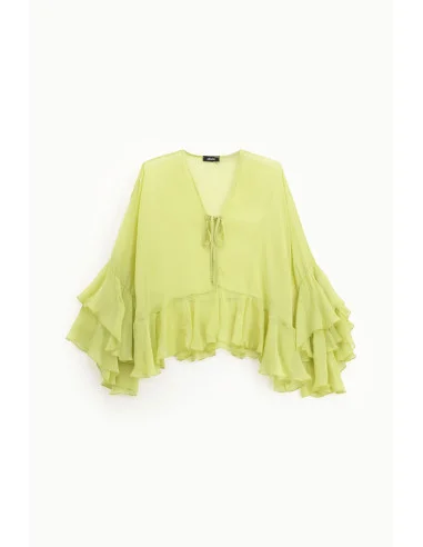 Camicia Con Volants Ampi Dixie
