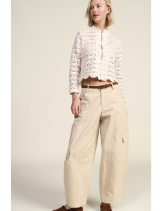 Cropped Palace Trousers With Cargo Side Pockets Dixie - Vestiti Fir...