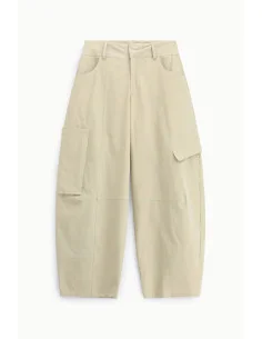 Cropped Palazzo Trousers with Side Cargo Pockets Dixie 2