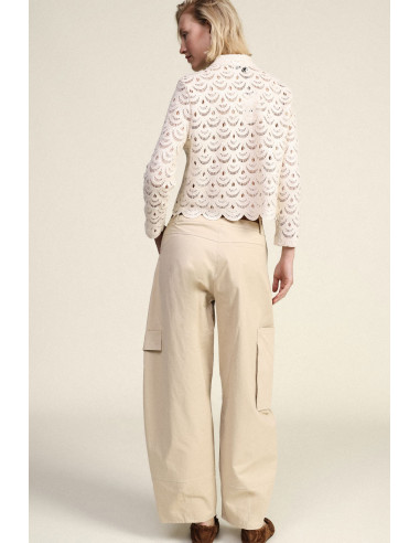 Cropped Palace Trousers With Cargo Side Pockets Dixie - Vestiti Fir...