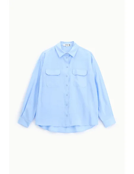 Camicia Regular-Fit Con Tasche Frontali Please