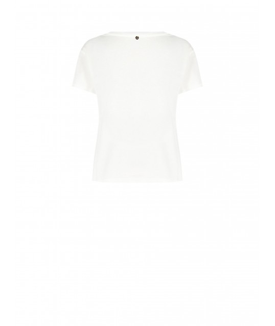 Regular Cotton T-Shirt The Devil Wears Prada Lipstick Print Rinascimento