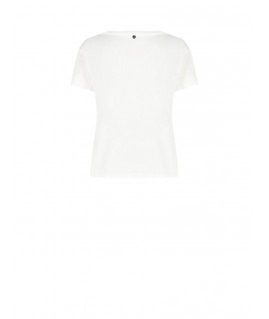 T-Shirt régulier en coton Le diable s'habille en Prada Miranda avec strass Rinascimento