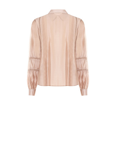 Camicia Ultralight In Misto Lyocell Con Dettagli Traforati Rinascimento