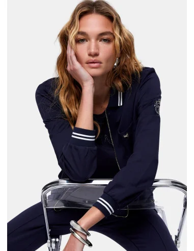 Liu Jo Interlock Sweatshirt with Zip