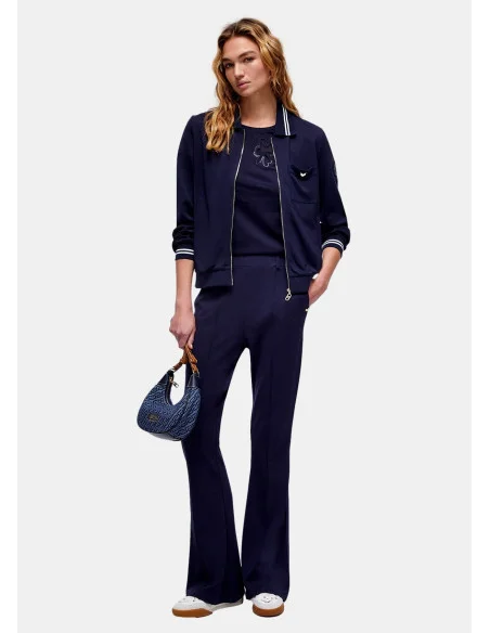 Liu Jo Interlock Sweatshirt with Zip