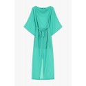 Vestito Midi Con Maniche Ampie E Cintura Dixie