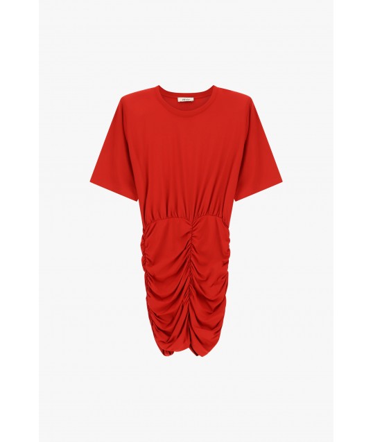 Dixie Front Curled Short Dress