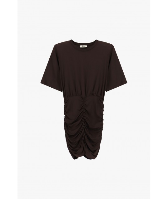 Dixie - Robe courte bouclée sur le devant