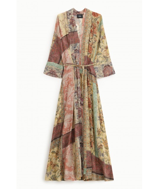 Robe longue avec imprimé Dixie Fantasy