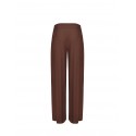Lightly Wrinkled Viscose Palace Trousers With Pince Rinascimento