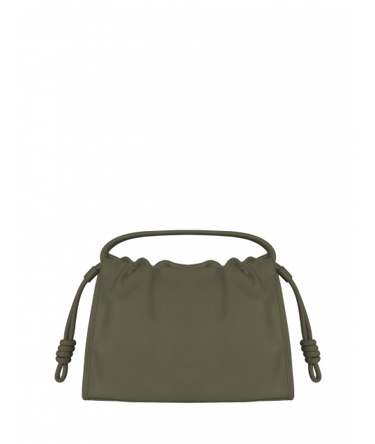 Leatherette Hand Bag With Drawstring And Removable Adjustable Strap Rinascimento