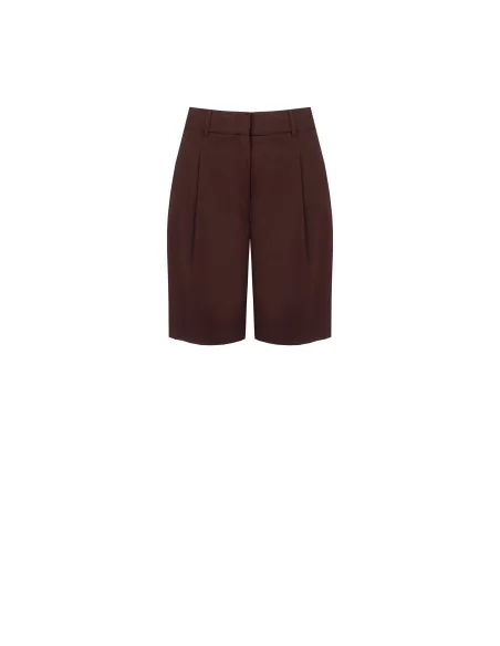 Bermuda In Misto Cotone Elasticizzato Rinascimento