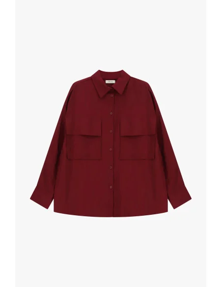 Dixie Over Shirt With Front Patch Pockets