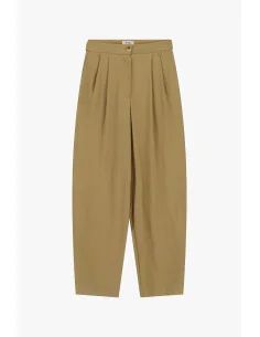 Dixie Cropped Palace Trousers with Darts