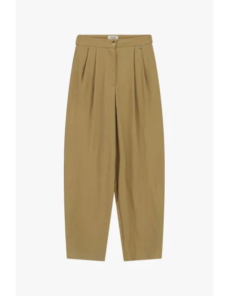 Pantaloni Palazzo Cropped Con Pinces Dixie