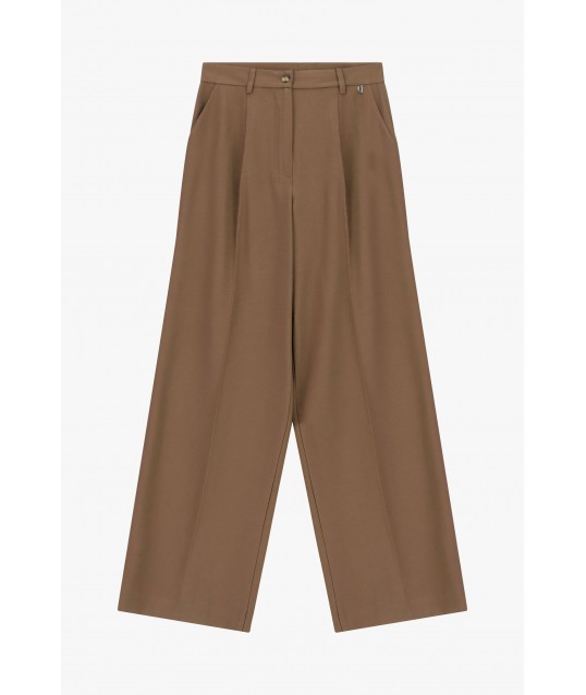 Pantalon de palace à jambes larges Dixie avec fléchettes