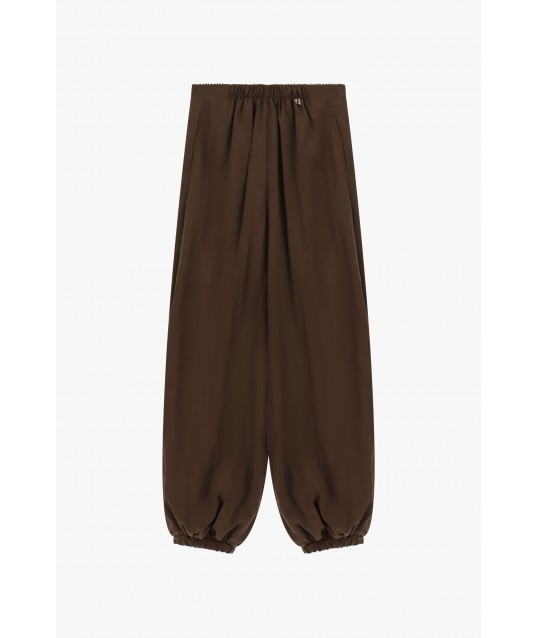 Pantalon Palazzo large avec taille élastique et fond Dixie