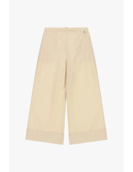 Dixie Cropped Palace Trousers With Maxi Lapels