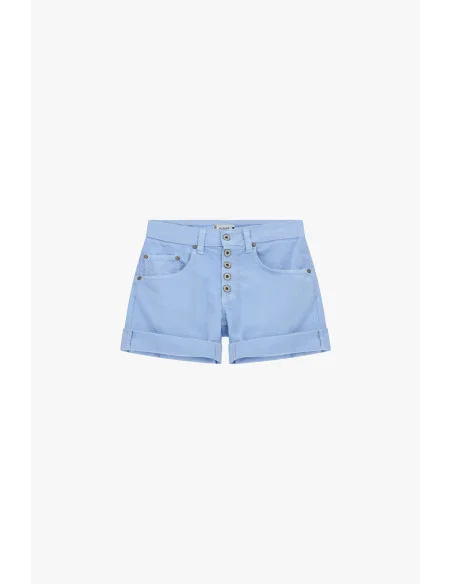 Shorts Regular-Fit Con Risvolto E Bottoni Please