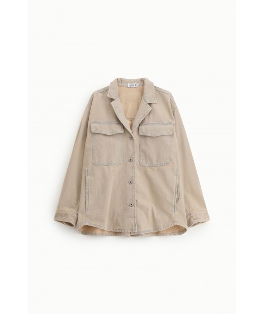 Veste chemise à coupe régulière Poches avant plaquées S.V.P.