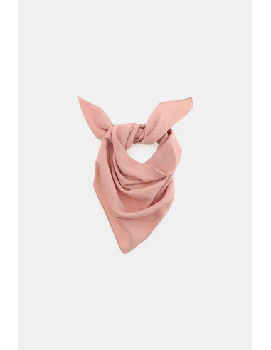Foulard Quadrato Tinta Unita Con Orlo Semplice Please