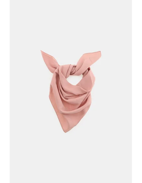 Foulard Quadrato Tinta Unita Con Orlo Semplice Please