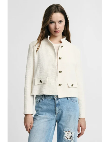 Giacca Camicia Corta Con Bottoni E Tasche Please