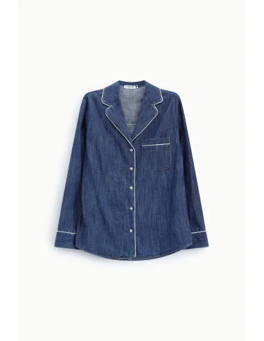 Camicia Regular-Fit Con Piping E Taschino Please