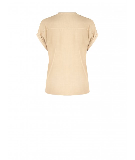 Rinascimento - Chemise ample en viscose à manches courtes et col en V