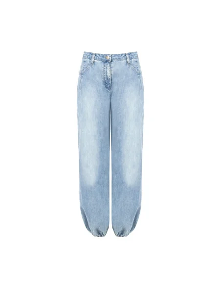 Rinascimento Light Wash Balloon Jeans