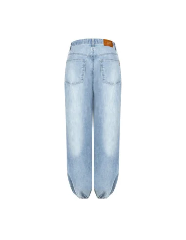 Jeans A Palloncino Lavaggio Chiaro Rinascimento