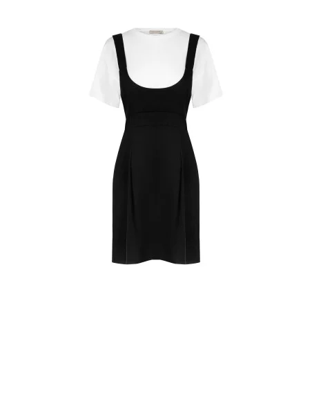 Short Wheeled Dress With Integrated T-Shirt Rinascimento