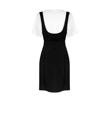 Short Wheeled Dress With Integrated T-Shirt Rinascimento