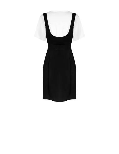 Short Wheeled Dress With Integrated T-Shirt Rinascimento