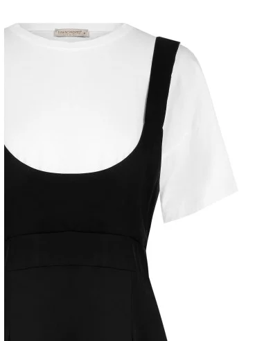 Abito Corto A Ruota Con T-Shirt Integrata Rinascimento