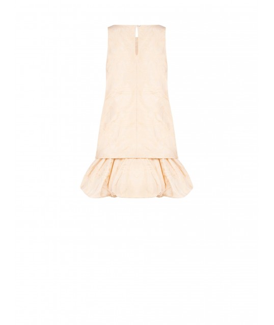 Rinascimento Jacquard Satin Short A-line Dress