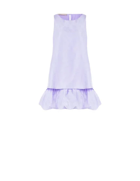 Rinascimento Jacquard Satin Short A-line Dress