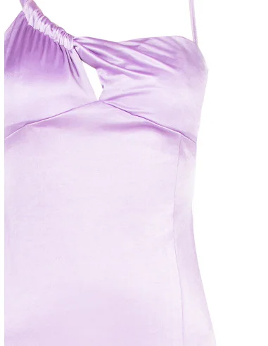 Robe fourreau en maille brillante avec découpes sur l'encolure Rinascimento