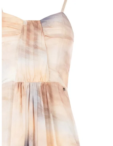 Robe midi en crépon ombré Rinascimento