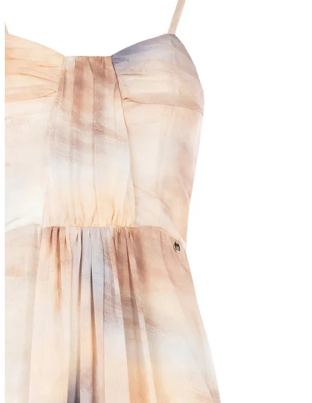 Robe midi en crépon ombré Rinascimento