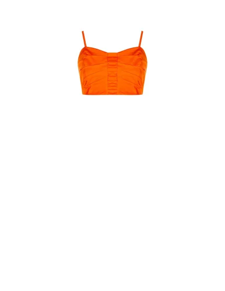 Crop Top Bralette In Tela Parachute Rinascimento