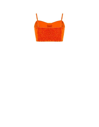 Crop Top Bralette In Tela Parachute Rinascimento