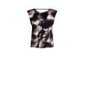 Wide Pleated Top with Pleats at Shoulders Rinascimento
