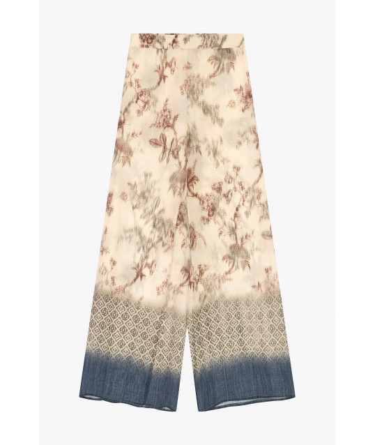 Pantalon à bordures géométriques Floral Fantasy Palace Dixie