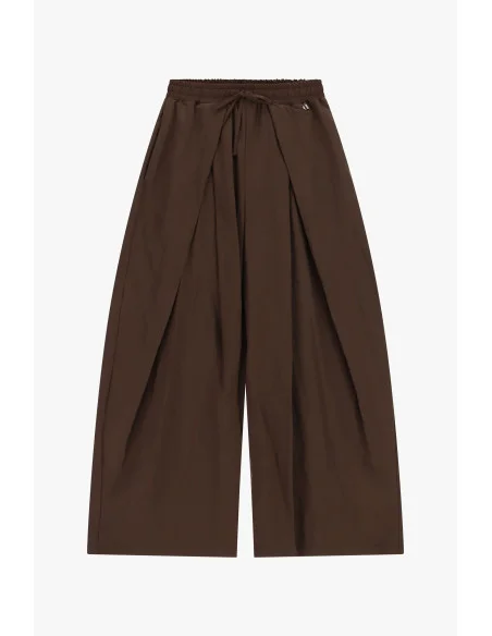 Palazzo Pantalon taille haute avec pinces sur le devant Dixie
