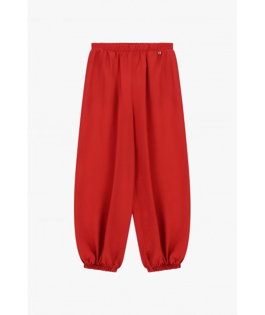 Pantaloni Jogging Con Elastico In Vita E Fondo Dixie